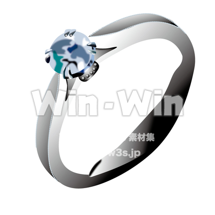 指輪のCG・イラスト素材 W-001759
