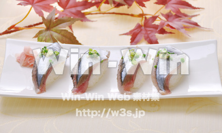 さんまのお寿司の写真素材 W-000554
