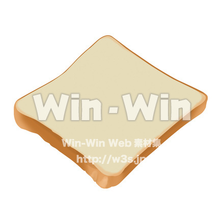 食パンのCG・イラスト素材 W-000008