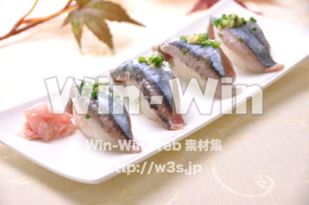 さんまのお寿司の写真素材 W-000557