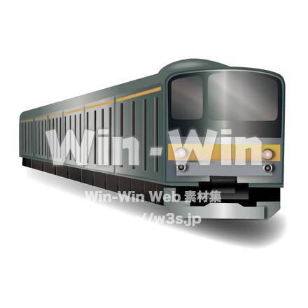 電車のCG・イラスト素材 W-001866