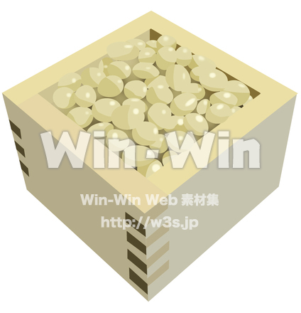 節分豆のCG・イラスト素材 W-000617