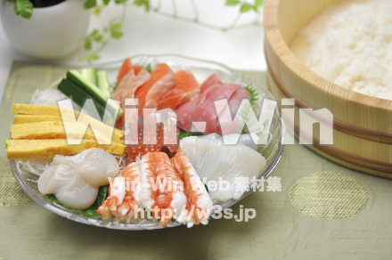 手巻き寿司の写真素材 W-000579
