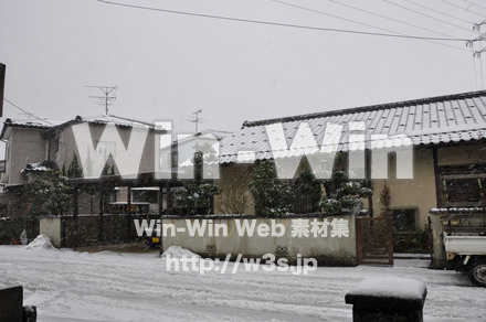 雪景色の写真素材 W-002589