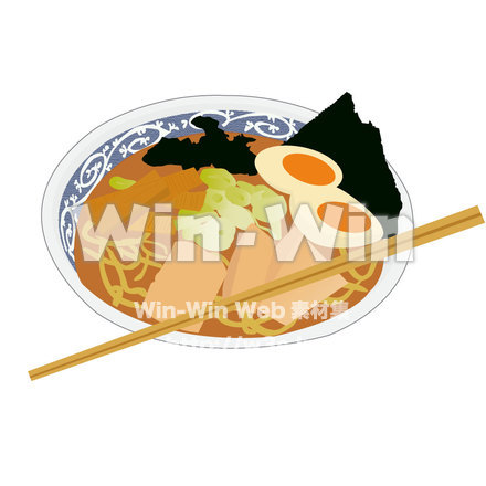 ラーメンのCG・イラスト素材 W-002931