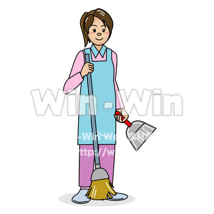 介護士・掃除のCG・イラスト素材 W-003173
