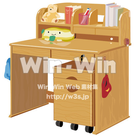 学習机のCG・イラスト素材 W-003580