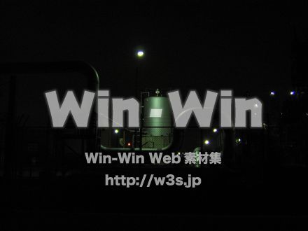 川崎工場夜景1の写真素材 W-003135