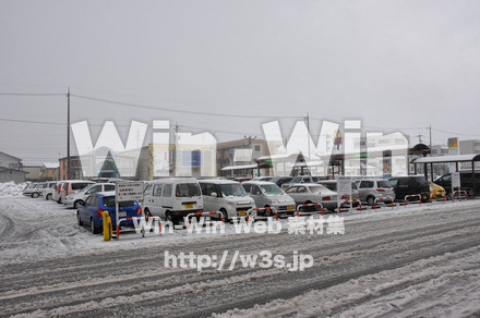 雪景色の写真素材 W-002591