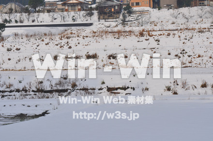 雪景色の写真素材 W-002595