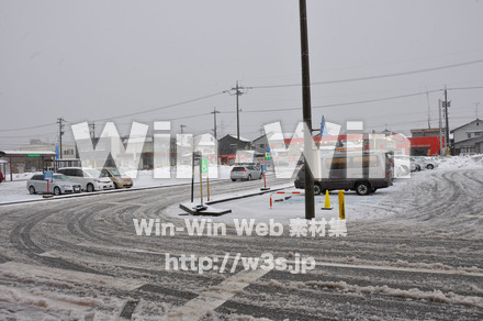 雪景色の写真素材 W-002590
