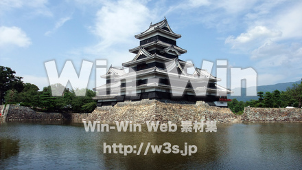 松本城の写真素材 W-004626