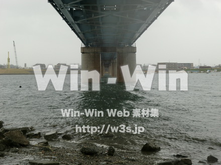 江戸川　雨24の写真素材 W-005912
