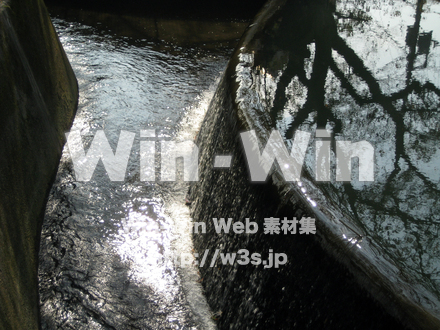 二ヶ領用水（高津区）の写真素材 W-004937