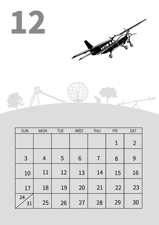 カレンダー D-005439 のカレンダー