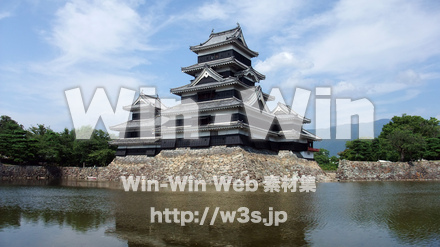 松本城の写真素材 W-004628