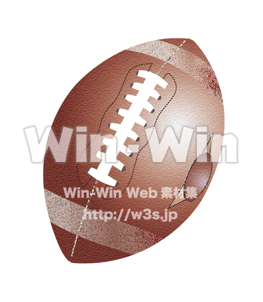 アメリカンフットボールのCG・イラスト素材 W-005510