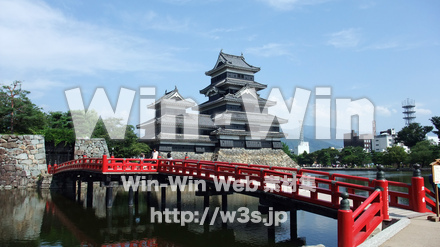 松本城の写真素材 W-004632