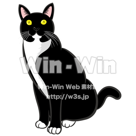 ネコのCG・イラスト素材 W-005142
