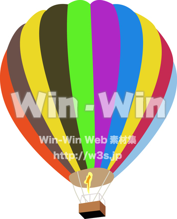 気球のCG・イラスト素材 W-005721