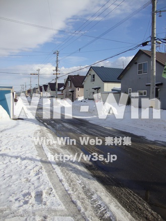 北海道の町並みの写真素材 W-005205