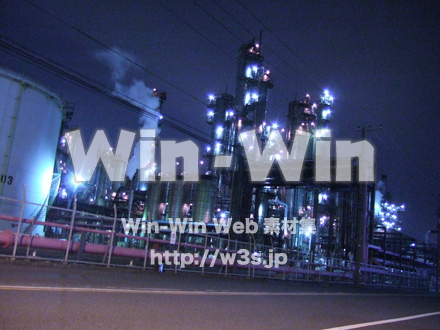 川崎工場夜景の写真素材 W-004491