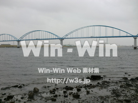 江戸川　雨22の写真素材 W-005909