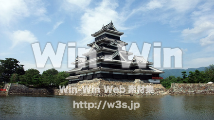 松本城の写真素材 W-004624
