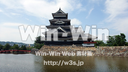 松本城の写真素材 W-004622