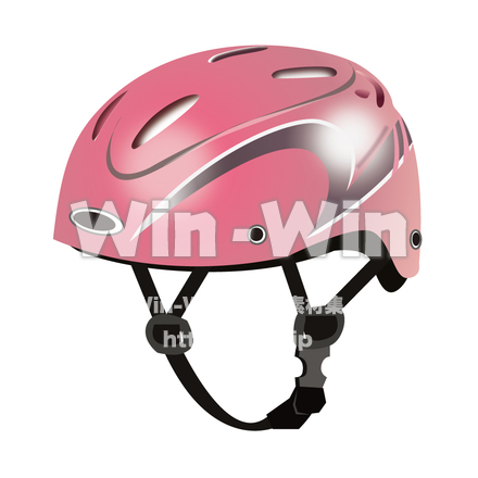 自転車ヘルメットのCG・イラスト素材 W-005521