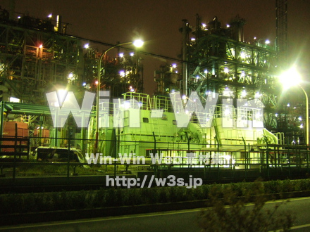 川崎工場夜景の写真素材 W-004490
