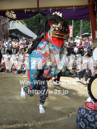 管の獅子舞の写真素材 W-006024