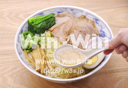 塩ラーメンの写真素材 W-006761