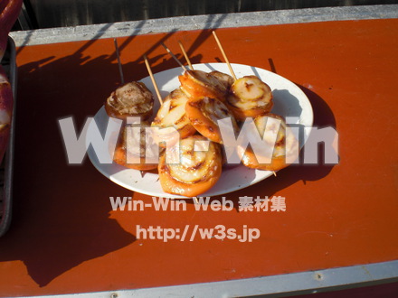 ホタテ焼きの写真素材 W-008987