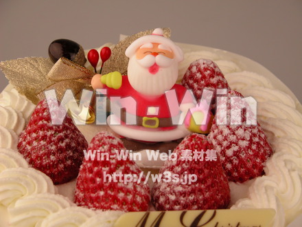 クリスマスケーキの写真素材 W-008356