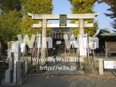 登戸稲荷神社の写真素材 W-008583