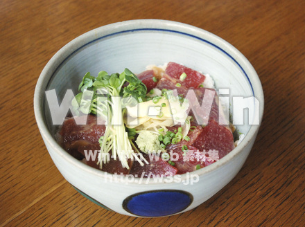 ネギトロ丼の写真素材 W-008896