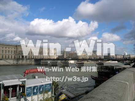 フランスの川の写真素材 W-008235