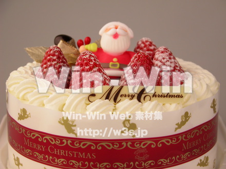 クリスマスケーキの写真素材 W-008361