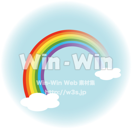 虹のCG・イラスト素材 W-010248