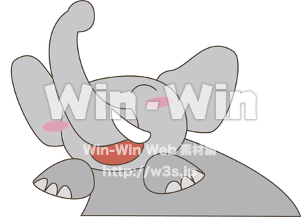 象のCG・イラスト素材 W-012450