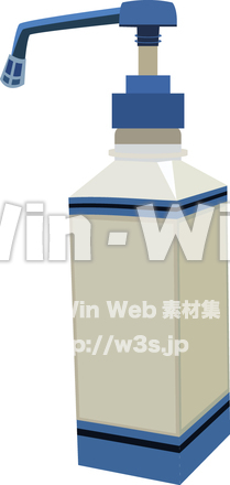 消毒液のCG・イラスト素材 W-013103
