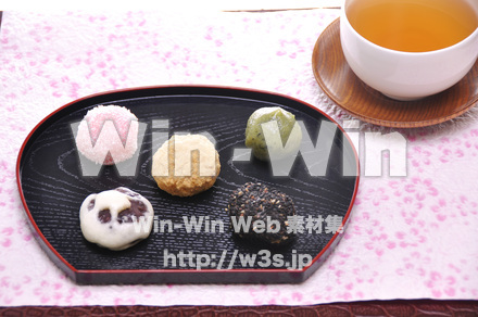 和生菓子の写真素材 W-012839