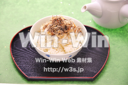ねこんぶのお茶漬けの写真素材 W-012981