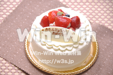 バースディケーキの写真素材 W-012650