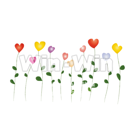 心の花のCG・イラスト素材 W-014135