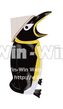 ペンギンの置物のCG・イラスト素材 W-015041