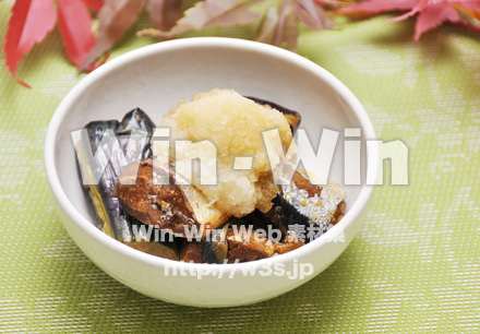 秋刀魚と茄子の煮物の写真素材 W-015576