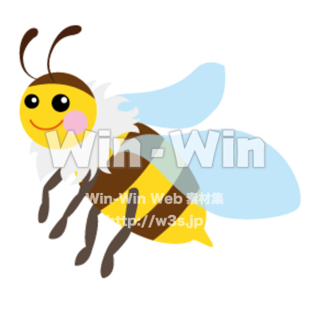 ミツバチのCG・イラスト素材 W-015345