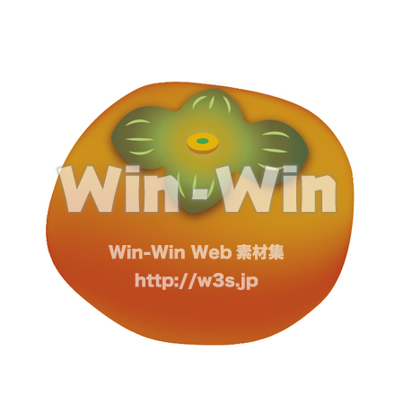 柿のCG・イラスト素材 W-016640
